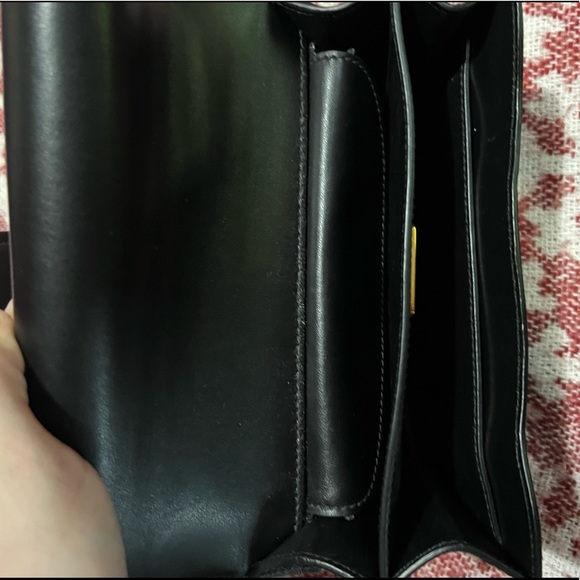 PRADA Cahier Large Black Leather Cross Body Bag - Picture 8 of 16